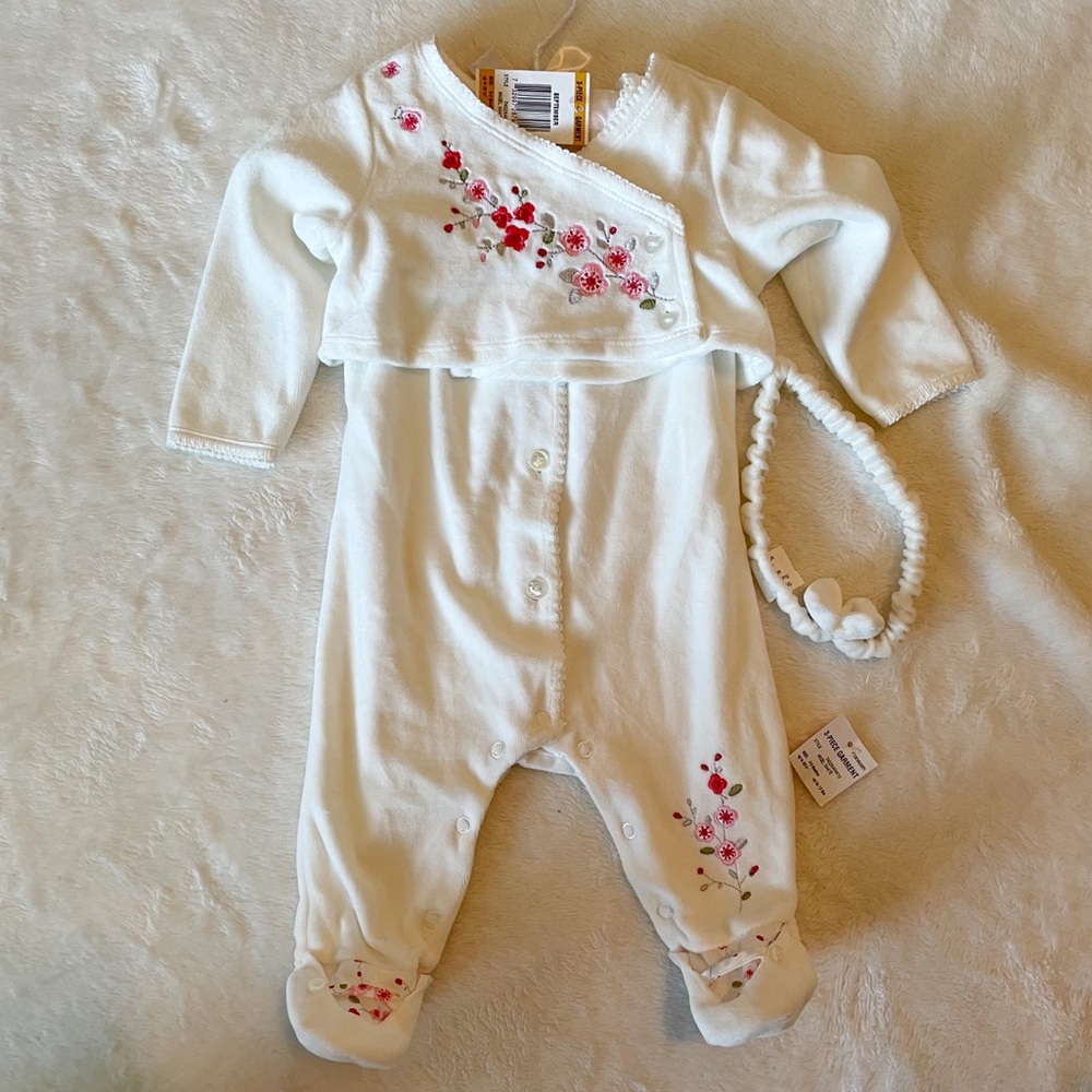 NWT - First Impressions 3 Piece Garment 0-3 Months